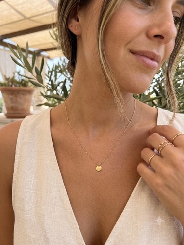 Elegante goldkette mit - elegante,