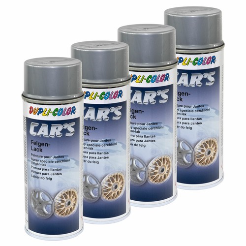 Felgenlack silber 400 ml - 4x,