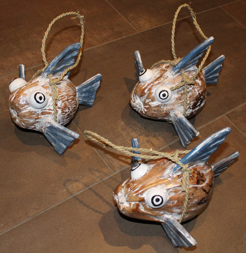 Fisch deko kugelfisch - kugelfisch, aus
