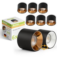 Milagu led aufbauspot - 6x,