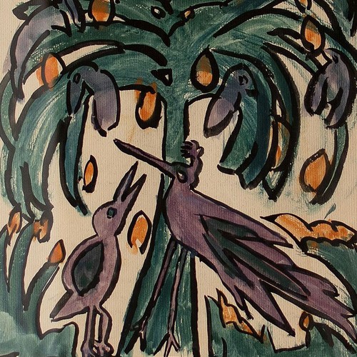 Expressionismus aquarell - expressionismus,