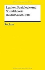 Lexikon Soziologie und Sozialtheorie: Hundert Grundbegri... | Buch | Zustand gut
