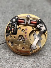 #1662 DEFEKT ORIGINAL BULOVA ACCUTRON 2182 UHRWERK STIMMGABEL MOVEMENT PART
