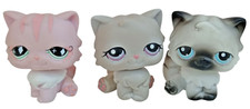 3x Littlest Pet Shop Figuren LPS Katze Persische , Persian Hasbro X