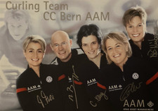 5 Autogramme Curling Team