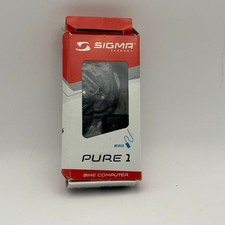 Sigma Sport Fahrrad Computer Pure 1, 4 Funktionen, Großes Display Kabelgebunden