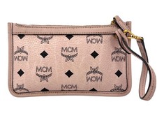 MCM Visetos Etui Pochette Mini Bag Kosmetiktasche Small Rosa Tasche Clutch