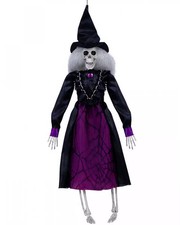 Skelett Hexe als Halloween