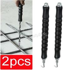 2x Draht Driller Drillapparat Drillwerkzeug Betonbindedraht Binde Ösendraht DE