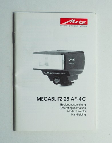 Metz mecablitz 4c - metz, 28