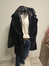 STYLISHER KUNSTPELZMANTEL KURZ