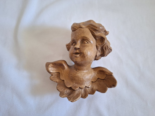 Engelkopf engel figur - aus, holz