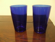 Ittala Kaj Franck- 2Gläser dunkelblau groß unbenutzt
