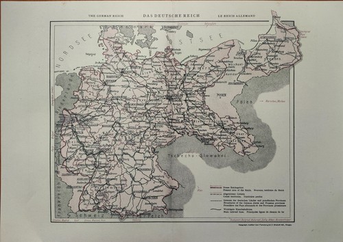 Das deutsche reich landkarte - das, +landkarte