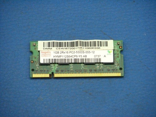 1gb ram 2rx16 pc2 5300s - ram, 2rx16-pc2-5300s-555-12