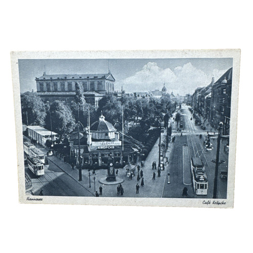 Postkarte hannover café - postkarte,