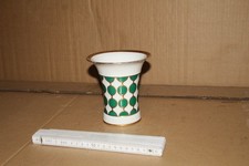 Lorenz Hutschenreuther Selb Porzellan Kunstabteilung Vase Art Deco grün gold