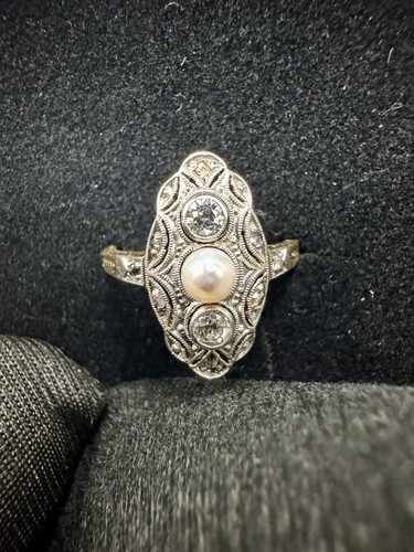 Antiker 14k gold bicolor ring - 14k,