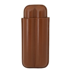 Zigarrenetui Leder braun (für