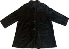 Damen-Wintermantel KEMPER schwarz, Gr. 34, in Nerzoptik.