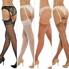 Fiore Justine 20DEN Strapsstrümpfe S-3XL Strapse Strümpfe Nylons Damenstrümpfe