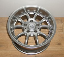 NEU 1x Brock B6 Alufelge chromsilber / chrommatt 9x16 ET30 Lk 5x120 für BMW