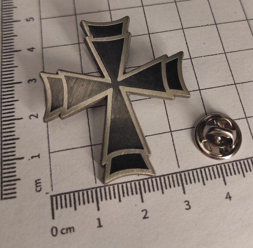 Pin anstecker doppelkreuz - pin/anstecker,