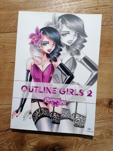 Outline girls artbook - a4,
