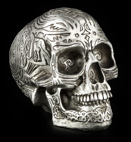 Totenkopf keltisch - totenkopf,