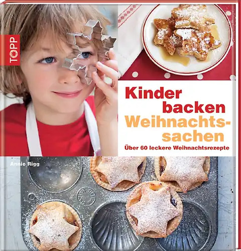 Kinder backen weihnachtssachen - kinder,