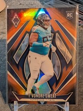 T'vondre Sweat 2024 Panini Phoenix Orange Fade Rookie Card RC Tennessee Titans