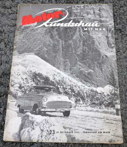 Motor rundschau 1955 opel - 23/1955,