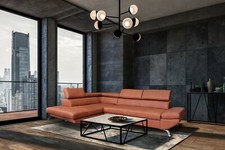 Echtleder Ecksofa Varsovia