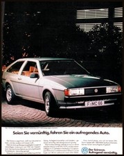 VW Scirocco GLI,    originale Werbung aus 1981