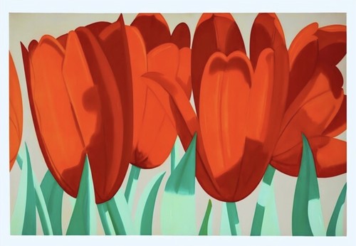 Alex katz red - tulips, medium