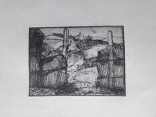 Gisela Michel Halle/Saale  10/20 - 11/89 Radierung Liberté Signiert  09.11.1989