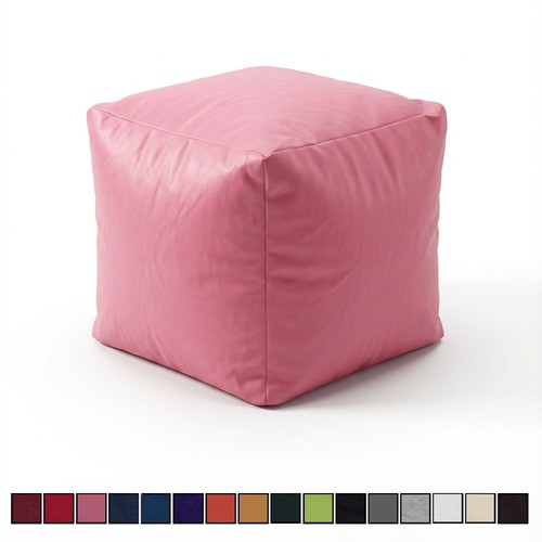 Kunstleder sitzsack cube - kunstleder,