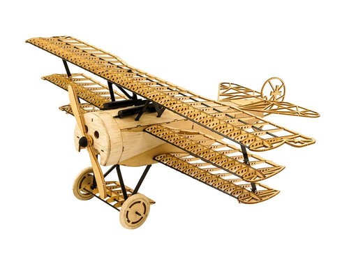 Fokker dr1 400mm - fokker, holzbaukasten