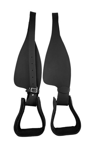 Steigbügel fender aus leder - +,