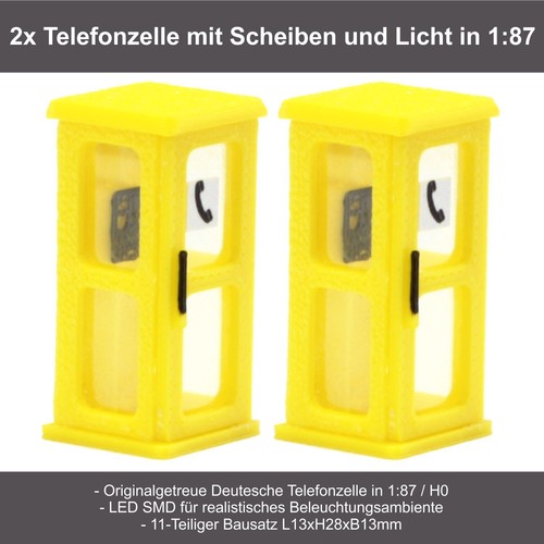 Telefonzelle typ feh 78 - h0,