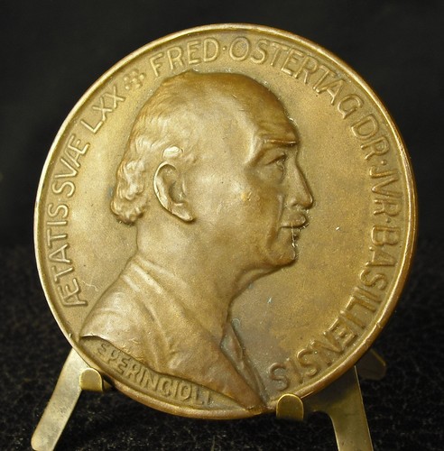 Medaille fred ostertag - medaille,