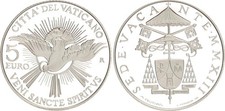 Vatikan 5 Euro 2013 Sede Vacante Silber, mit Zertifikat und Umkarton PP   131980