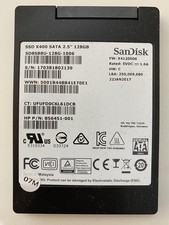 128 GB SSD - SanDisk SSD X400 (SD8SB8U-128G)  -  SATA 3 (6 Gb/s)