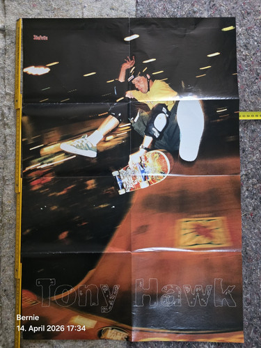Tony hawk skateboard poster - tony,
