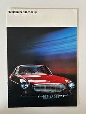 Alter Volvo 1800 S Prospekt * Autokatalog 1960er * Vintage Rarität!