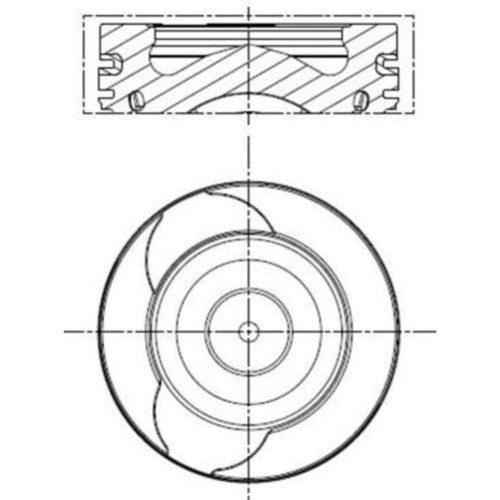 Kolben mahle 021 00128 000 - 00128,