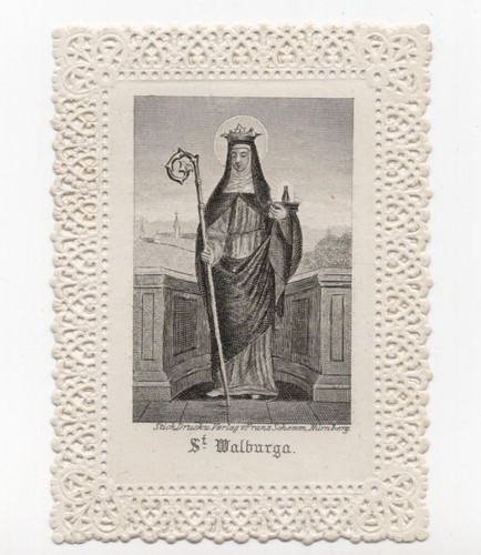 Altes spitzenbild heilige - altes,