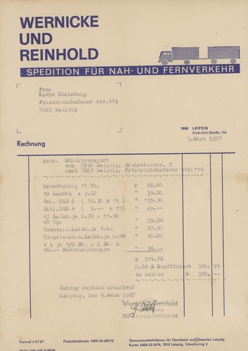 Rechnung leipzig wernicke - rechnung,
