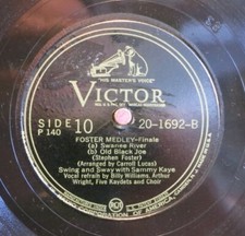 Sammy Kaye 78 RPM / Camptown Races & Foster Medley - Finale  (16-0525-KT)