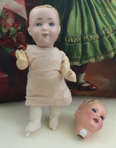 Antike puppe biskuitkopf - puppe,